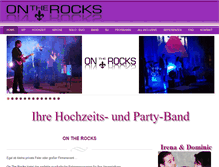 Tablet Screenshot of ontherocksmusic.de